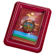 Юбилейный знак к 85-летию ВДВ в наградной коробке с удостоверением в комплекте