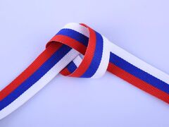 Лента бело-сине-красная (3,5x50 см)