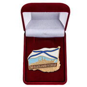 Знак в бархатистом футляре ВМФ За дальний поход (корабль)