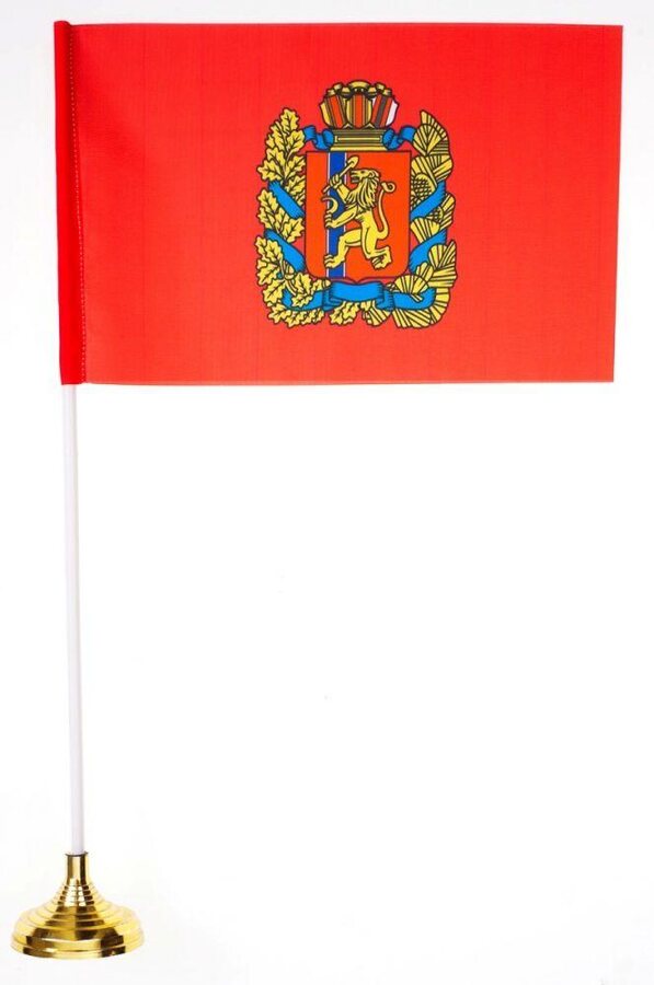 Настольный флажок Красноярского края