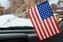 Флажок в машину с присоской США