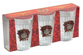  Подарочный набор стаканов Красная Армия
