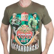 Футболка 100 лет ПВ (Хаки)