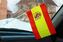 Флажок в машину с присоской Испания 1