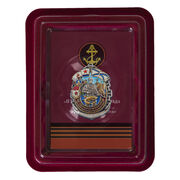 Знак 810-я ОБрМП ЧФ в наградной коробке с удостоверением в комплекте