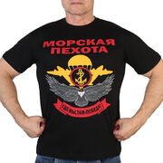 Футболка Где мы, там – победа (Черная)