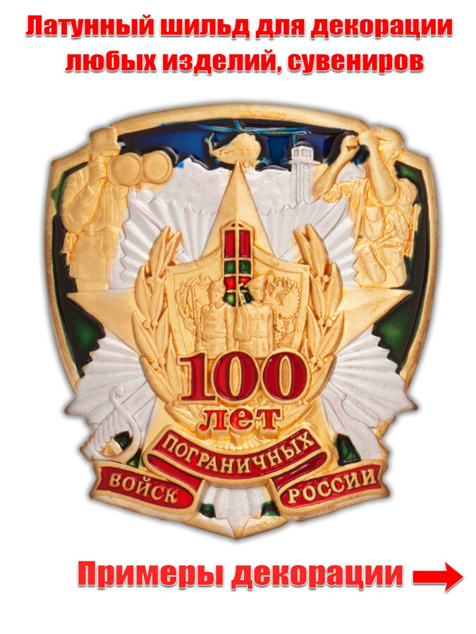 Жетон 100 лет Пограничных войск России