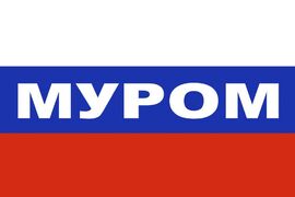 Флаг триколор Муром 90x135 большой