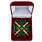 Знак в бархатистом футляре Крест За службу на Кавказе (зелёный) 1