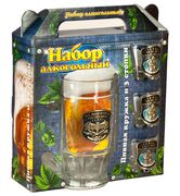 Набор подарочный За Военную разведку (пивная кружка, 3 стопки)