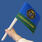 Флажок настольный Побеждают сильнейшие (10 штук) 3