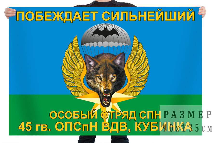 Флаг 45 ОПСпН ВДВ Кубинка