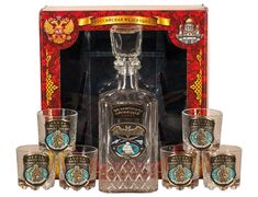 Подарочный набор За Военную разведку (графин +6 стопок)