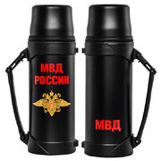 Термос МВД России (Черный)