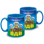 Кружка символ ВДВ (Голубая)