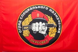Флаг Спецназа ВВ Пересвет 90х135 большой