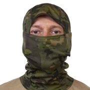 Тактический подшлемник в военном Лесном камуфляже