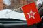 Флажок в машину с присоской Гюйс ВМФ СССР (10 штук) 1