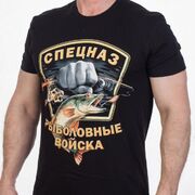 Футболка Рыболовный спецназ (Черная)
