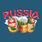 Футболка с термотрансфером Russia Банька (Мурена) 3