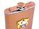 Карманная фляжка ВМФ СССР (Бежевая,кожа) 4