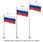 Алюминиевый секционный флагшток (6 секций) на 4,5м; на 6м; на 7м 2