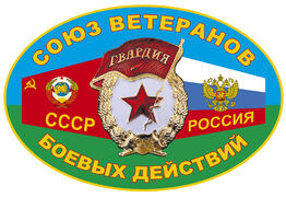 Автомобильная Наклейка Союз ветеранов боевых действий