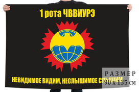 Флаг ОСНАЗа ГРУ (1 рота ЧВВИУРЭ) 