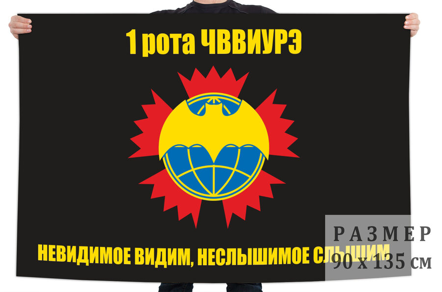 Флаг ОСНАЗа ГРУ (1 рота ЧВВИУРЭ) 