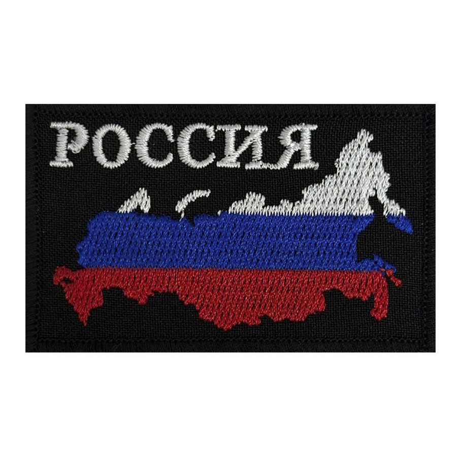 Нашивка Россия 8x5 см