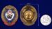 Знак Почётный сотрудник Уголовного розыска 100 лет в наградной коробке с удостоверением в комплекте 6
