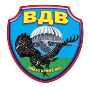 Автомобильная наклейка ВДВ на машину  (14,7x15 см)