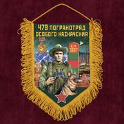 Военный Вымпел 479 погранотряд особого назначения