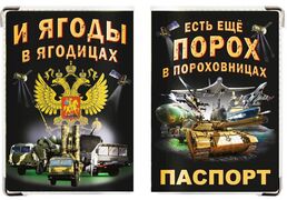 Обложка на паспорт Порох в пороховницах
