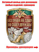 Жетон Без права на славу, во славу державы