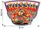 Термонаклейка Russia Медведь 2