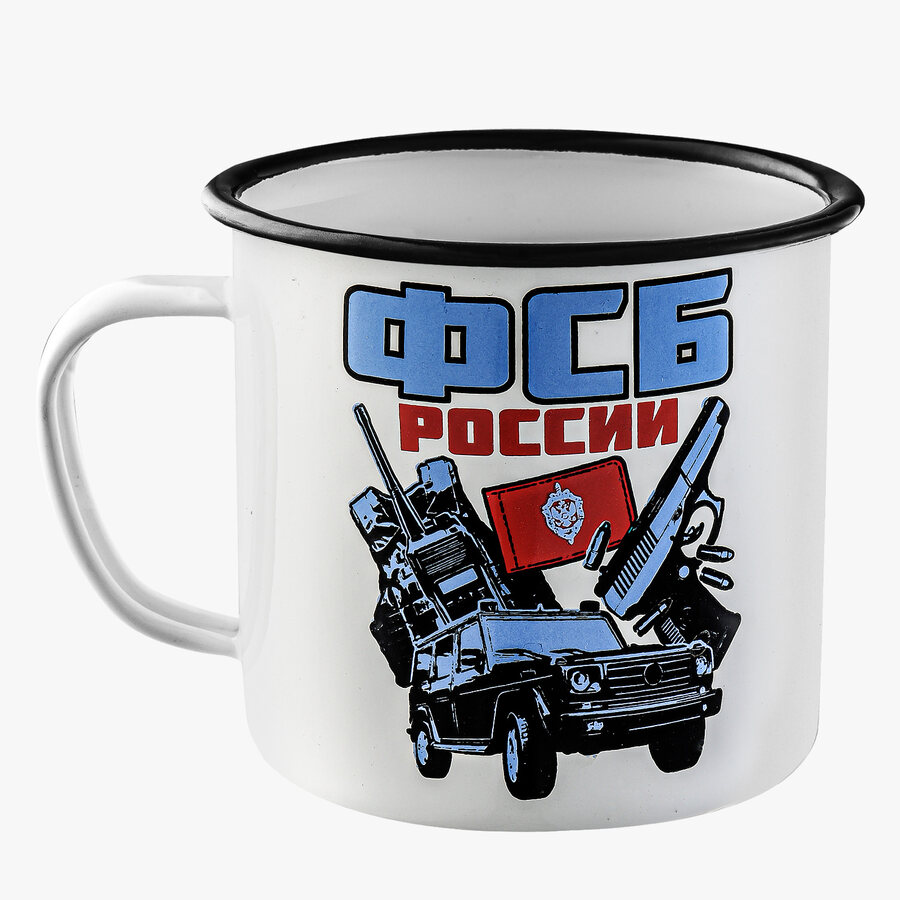 Эмалированная кружка ФСБ России