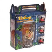 Набор подарочный Герб России (пивная кружка, 3 стопки) 