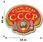 Автомобильная Наклейка Рождён в Советском Союзе 1