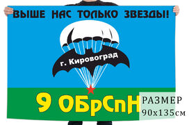Флаг 9-й ОБрСпН ГРУ ГШ ВС СССР