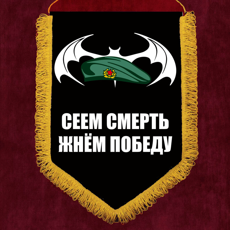 Военный вымпел Сеем смерть, жнем победу!