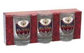 Подарочный набор стопок RUSSIA