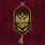 Вымпел с золотистым гербом РФ на присоске