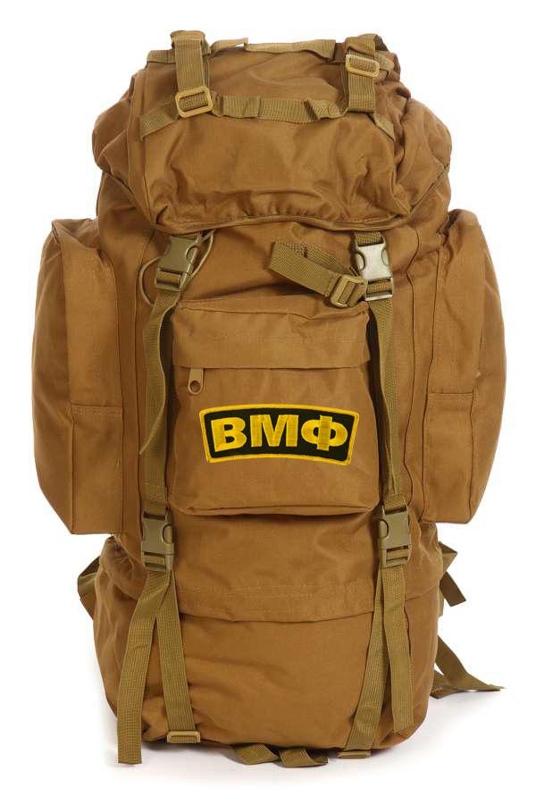 Армейский вместительный рюкзак с эмблемой Военно-морской флот (Хаки-песок)