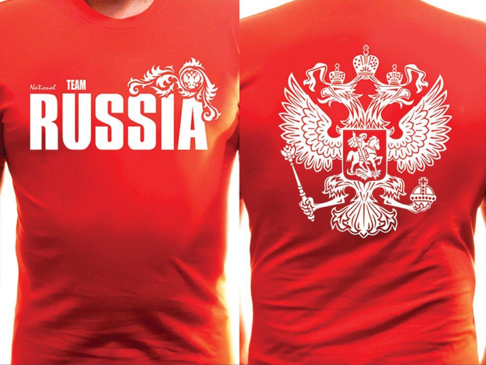 Футболка Russia (Красная)