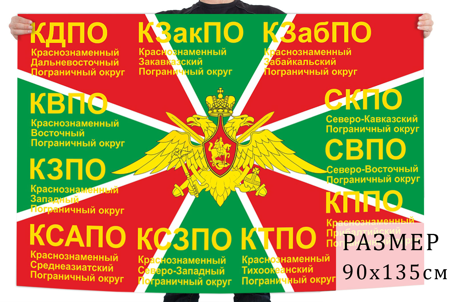 Флаг Округа Погранвойск