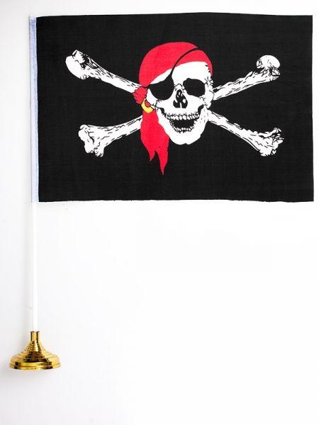 Флажок настольный Пиратский