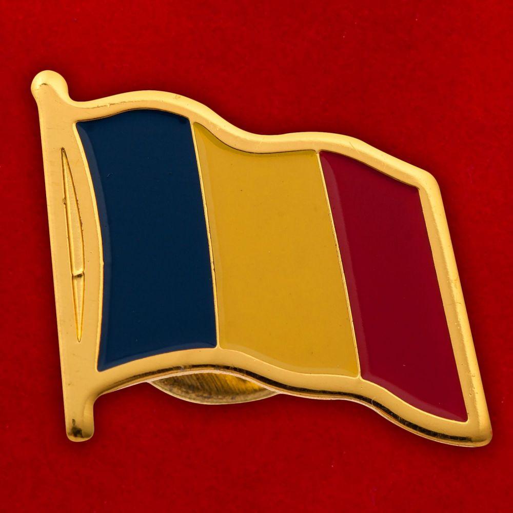 Значок Флаг Чада (zn-735)