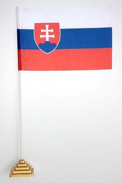 Флажок настольный Словакии
