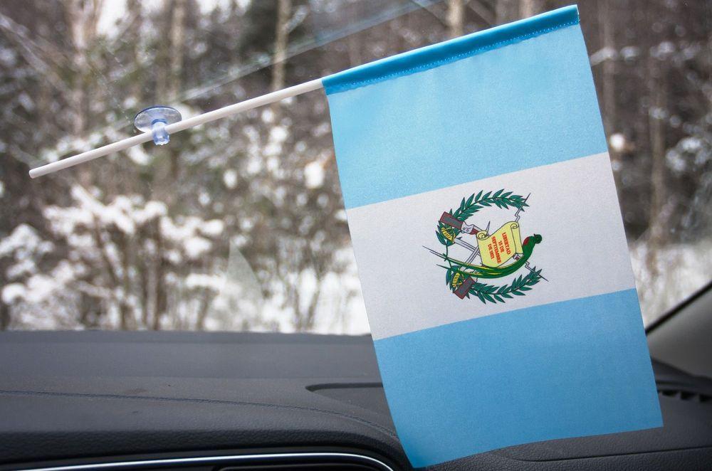 Флажок в машину с присоской Гватемалы